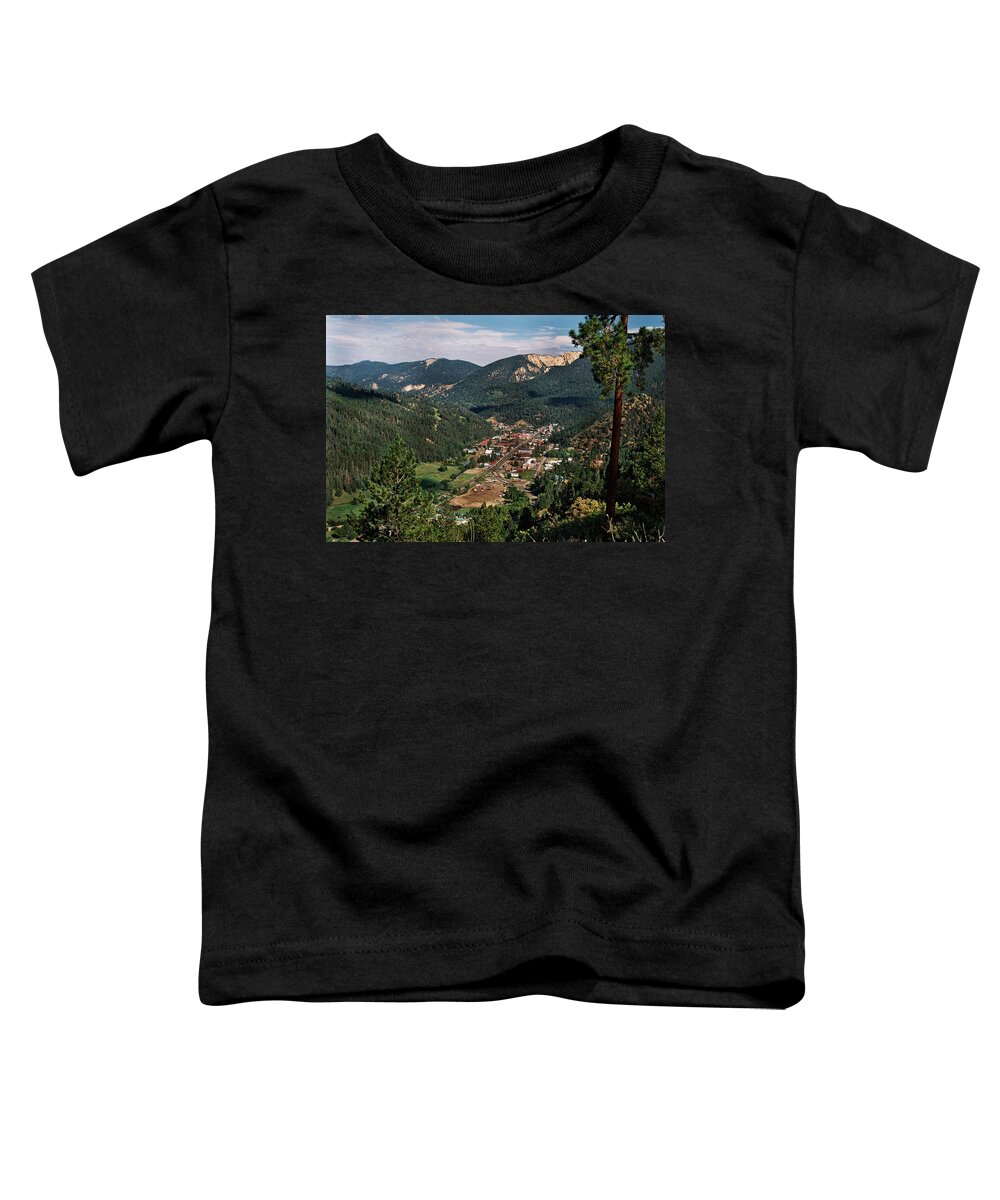 Red River Toddler T-Shirt featuring the photograph Red River At Sunrise by Ron Weathers