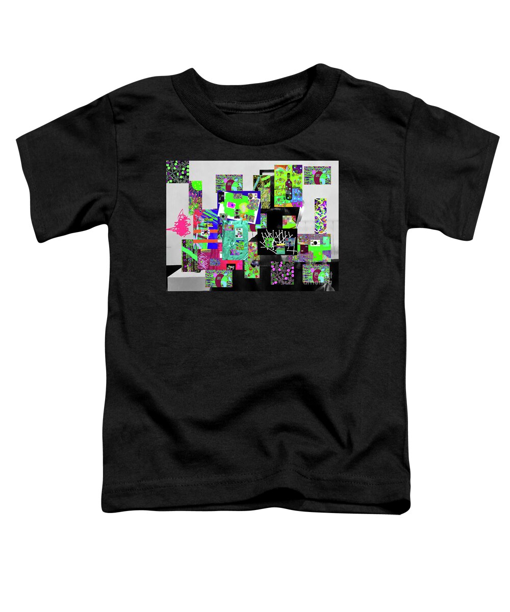 Walter Paul Bebirian Toddler T-Shirt featuring the digital art 1-13-2016dabcdefghijklmn by Walter Paul Bebirian