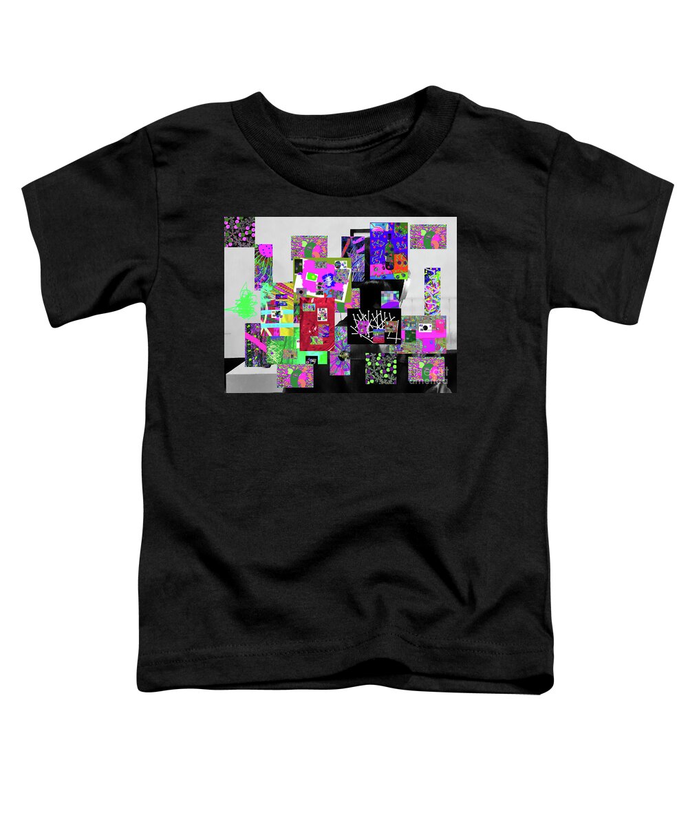 Walter Paul Bebirian Toddler T-Shirt featuring the digital art 1-13-2016dabcdefghijklmnopqrtuvwxyzabcdefgh by Walter Paul Bebirian