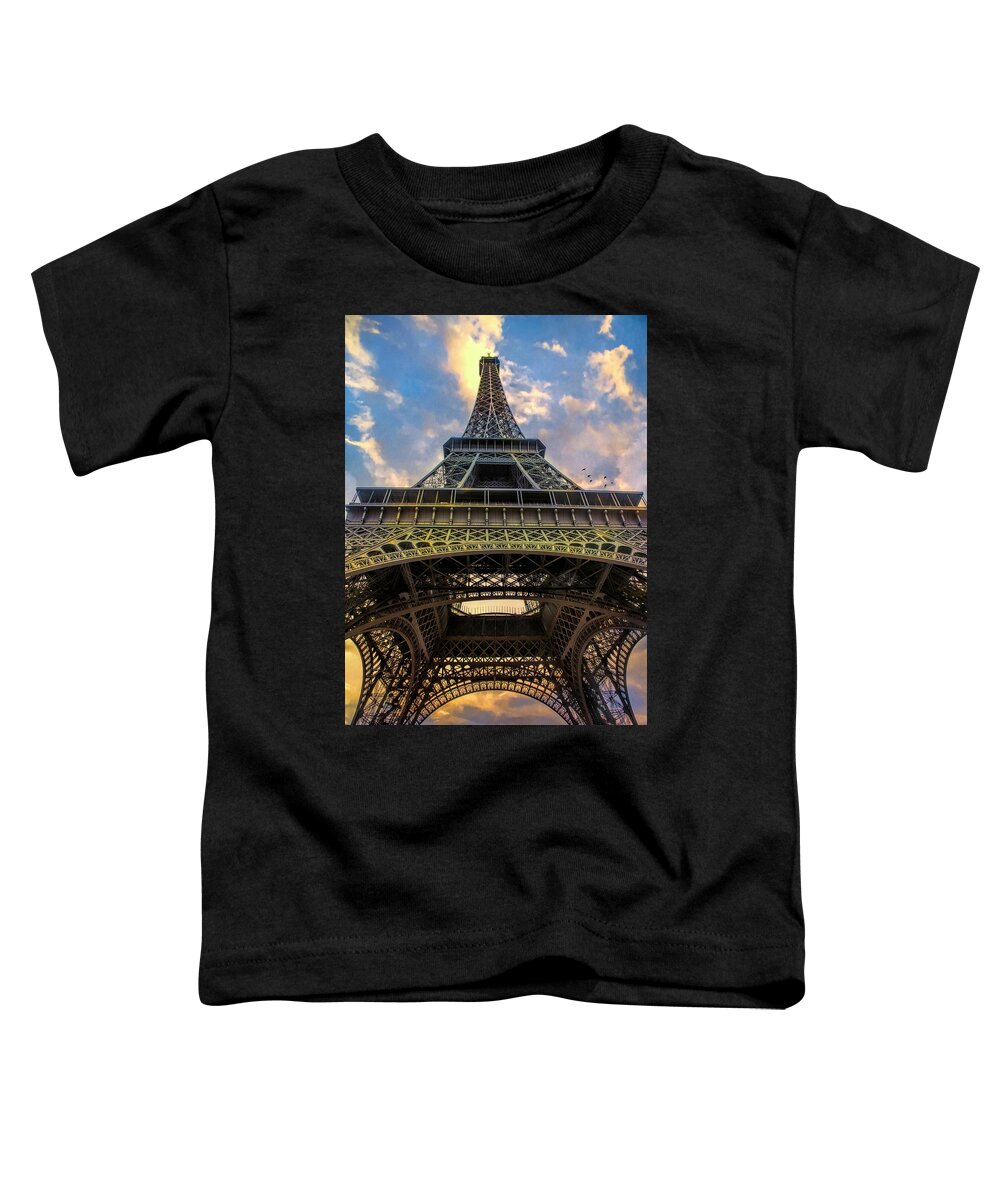 Eiffel Toddler T-Shirt featuring the photograph Eiffel #1 by John Rivera