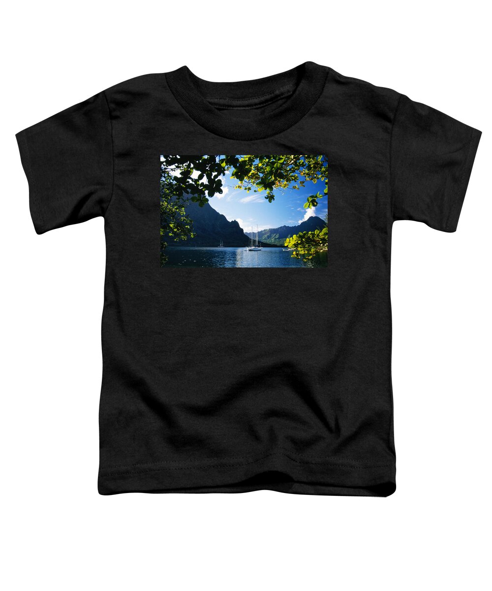 Across Toddler T-Shirt featuring the photograph French Polynesia, Moorea #1 by Dana Edmunds - Printscapes