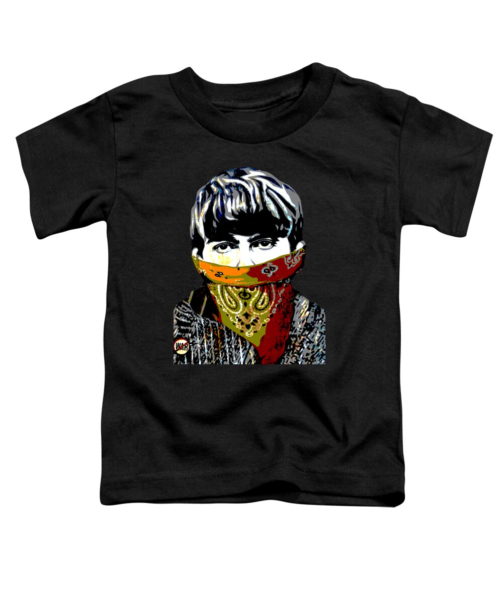Banksy Toddler T-Shirt featuring the photograph George Harrison wearing a face mask by RicardMN Photography