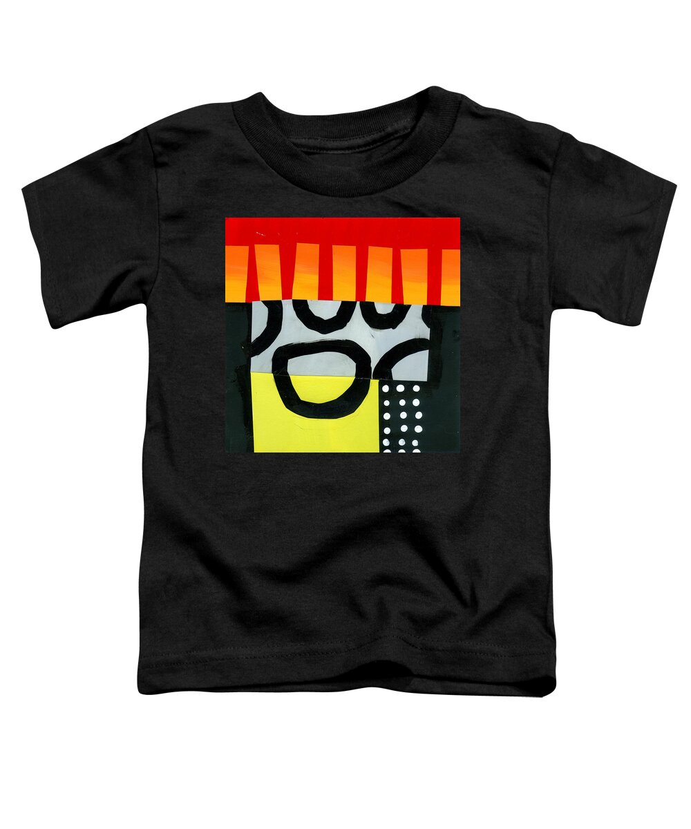 Abstract Art Toddler T-Shirt featuring the painting Grid #3 #1 by Jane Davies