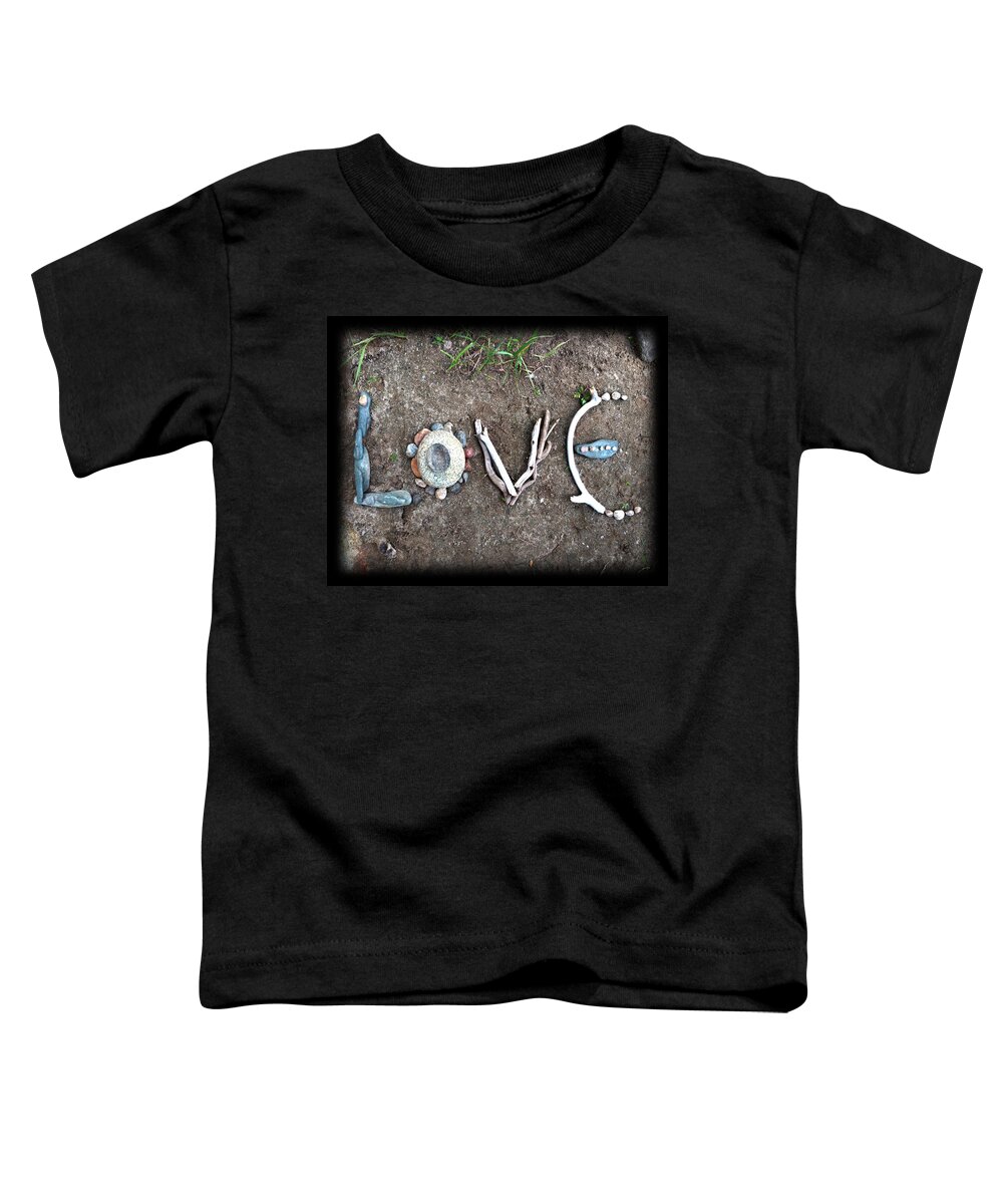 Love Toddler T-Shirt featuring the photograph Love by Tanielle Childers