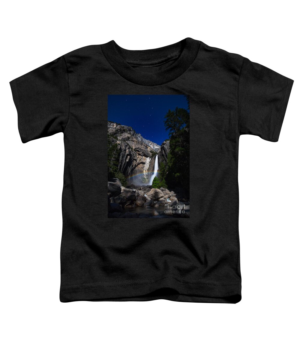 Yosemite Toddler T-Shirt featuring the photograph Lunar Rainbow #1 by Anthony Michael Bonafede
