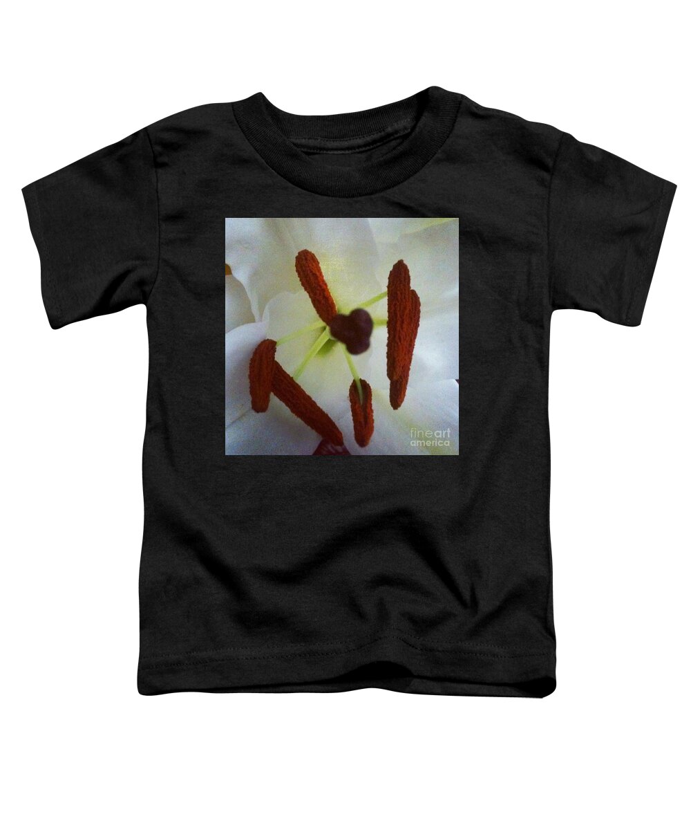 Flower Toddler T-Shirt featuring the photograph Peek #1 by Denise Railey