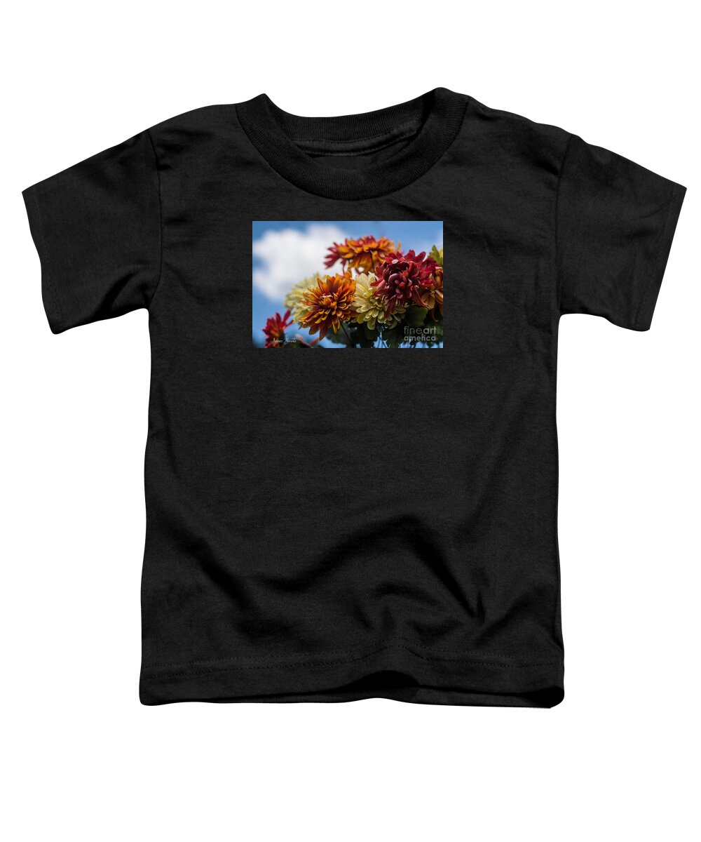 Flowers Toddler T-Shirt featuring the photograph Sky Flowers #1 by Metaphor Photo