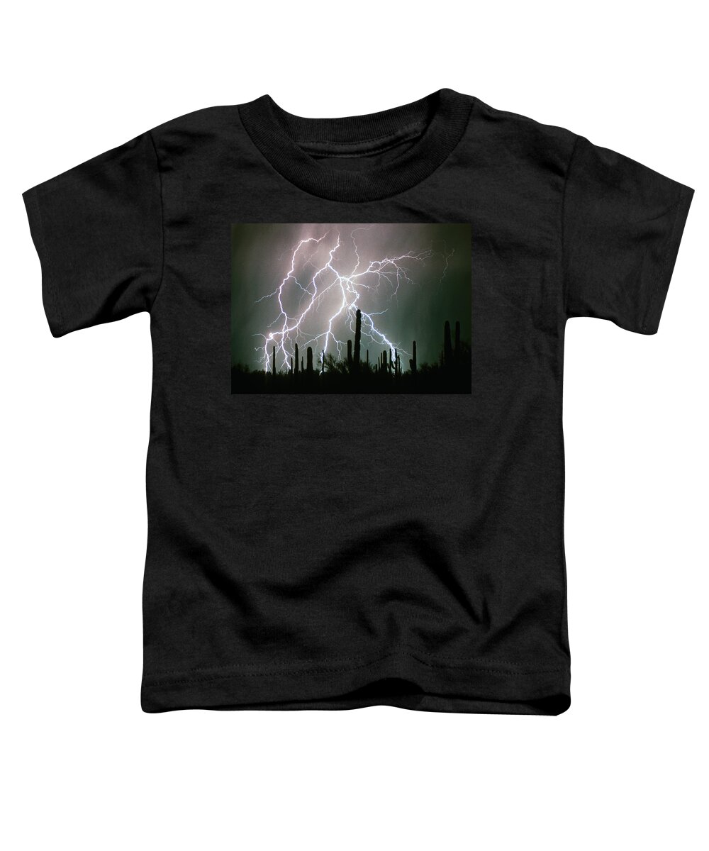 Lightning Toddler T-Shirt featuring the photograph Striking Photography #1 by James BO Insogna