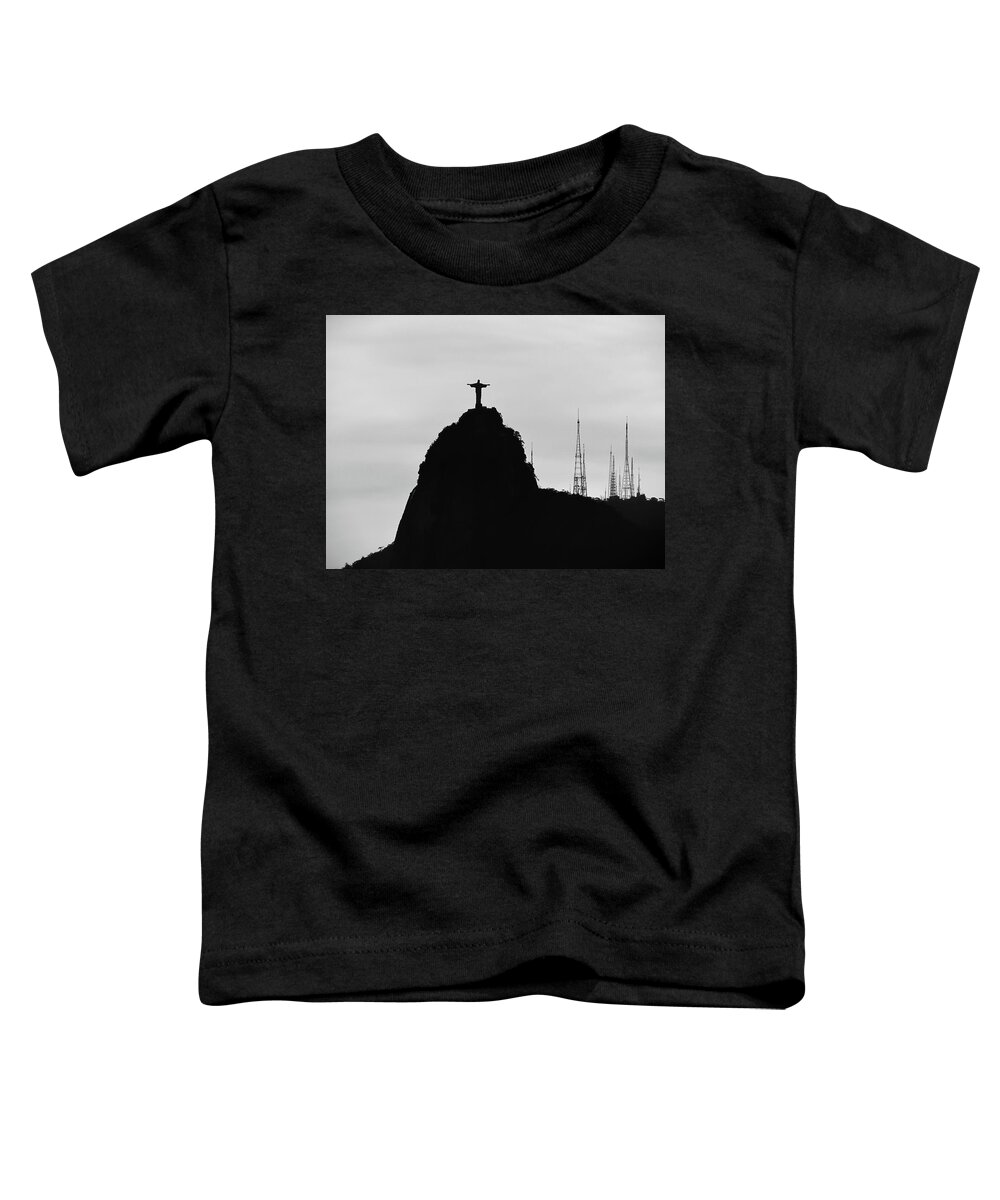 Riodejaneiro Toddler T-Shirt featuring the photograph Cristo Redentor #10 by Cesar Vieira
