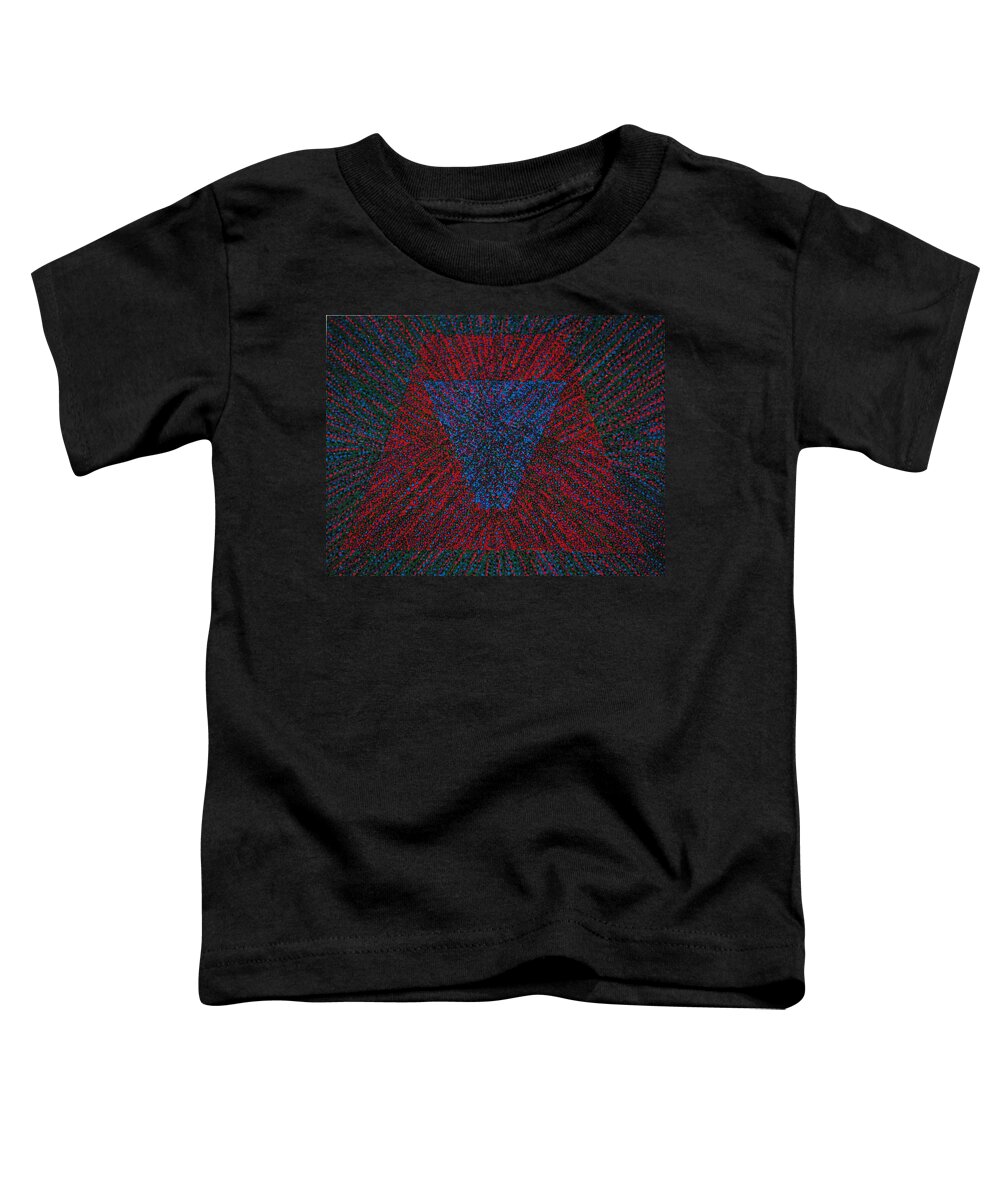 Inspirational Toddler T-Shirt featuring the painting Mobius Band #11 by Kyung Hee Hogg