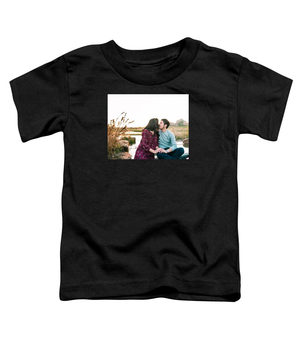 Couple Toddler T-Shirt featuring the photograph 1741 by Teresa Blanton