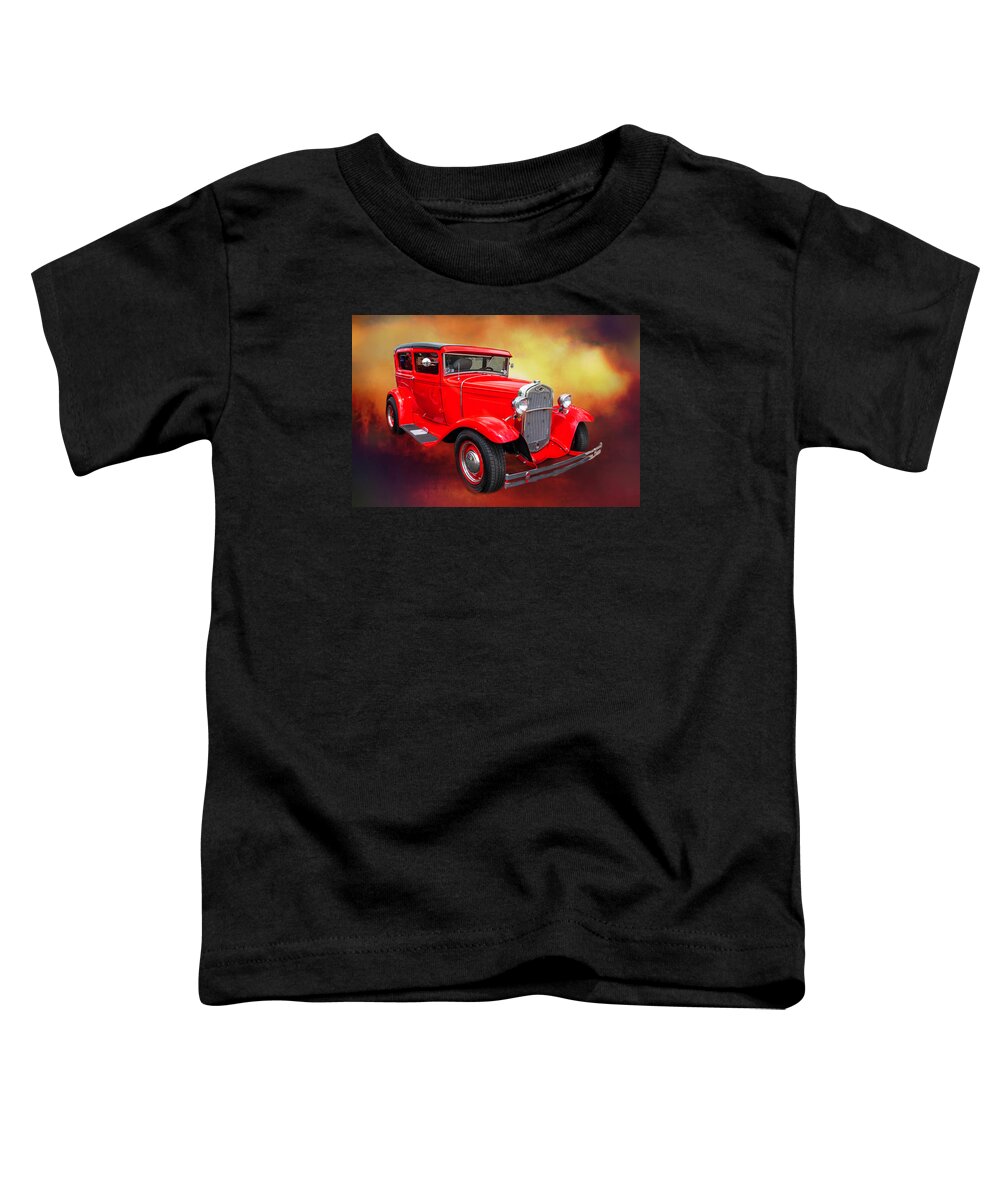 Ford Toddler T-Shirt featuring the photograph 1932 Ford by Lorraine Baum