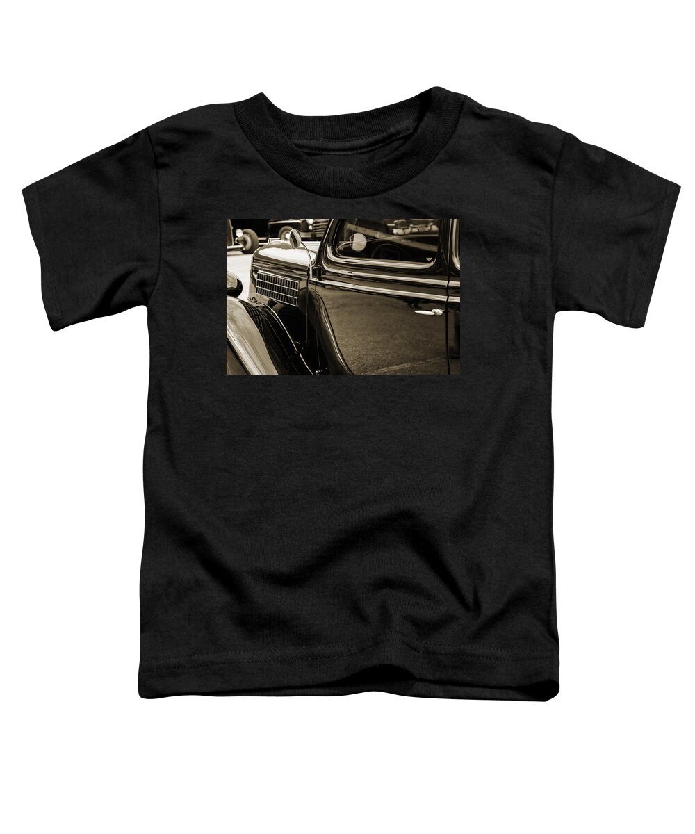 1935 Ford Toddler T-Shirt featuring the photograph 1935 Ford Sedan Vintage Antique Classic Car Art Prints 5069.01 by M K Miller