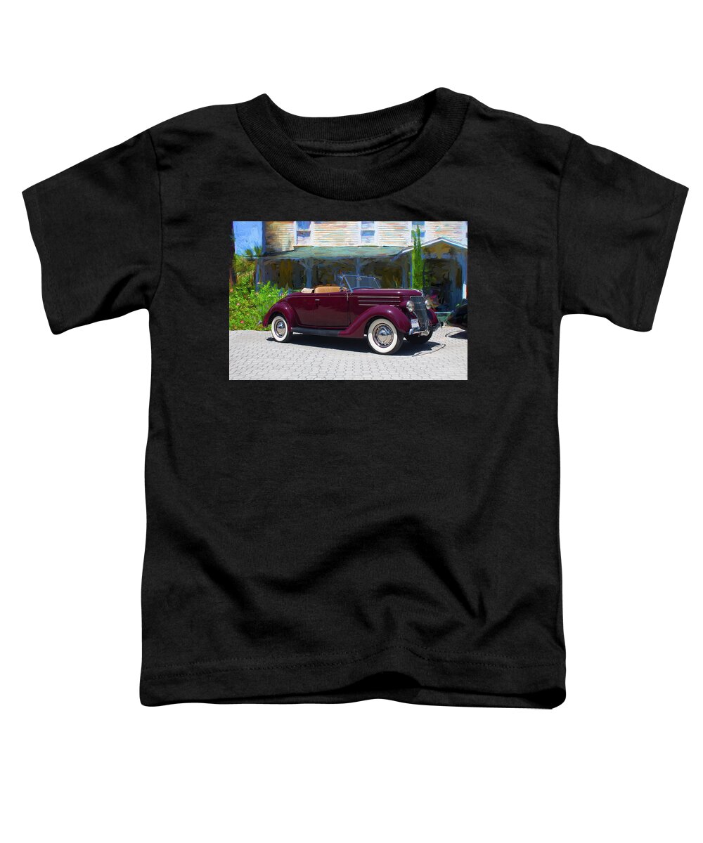 Ford Toddler T-Shirt featuring the photograph 1936 Ford by Carlos Diaz
