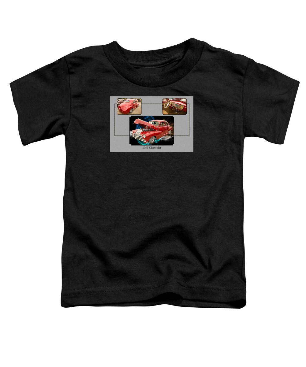 1946 Chevrolet Toddler T-Shirt featuring the photograph 1946 Chevrolet Classic Car Photograph 6772.02 by M K Miller