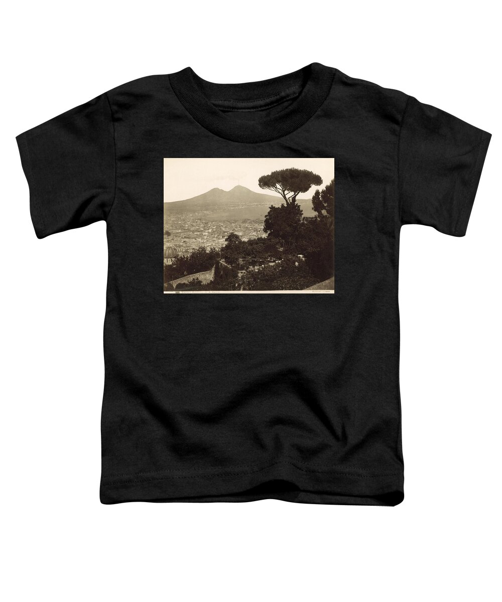1890 Toddler T-Shirt featuring the photograph Naples: Mt. Vesuvius #2 by Granger