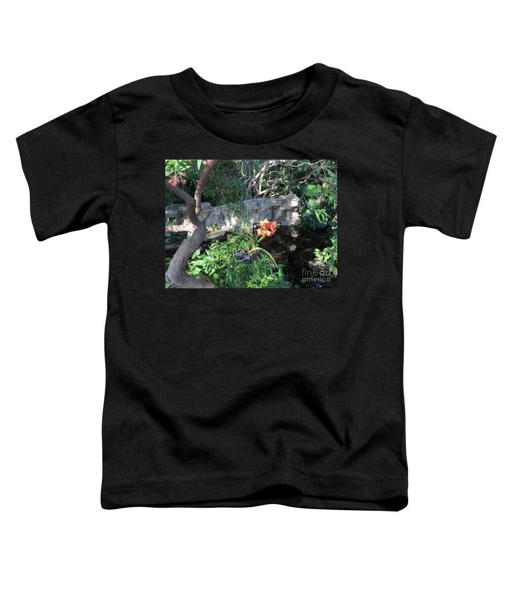 Botanical Toddler T-Shirt featuring the photograph Peace and Serenity #2 by Barbara Plattenburg