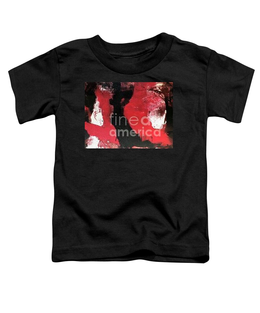 Passion Toddler T-Shirt featuring the painting Untitled #4 by Fereshteh Stoecklein