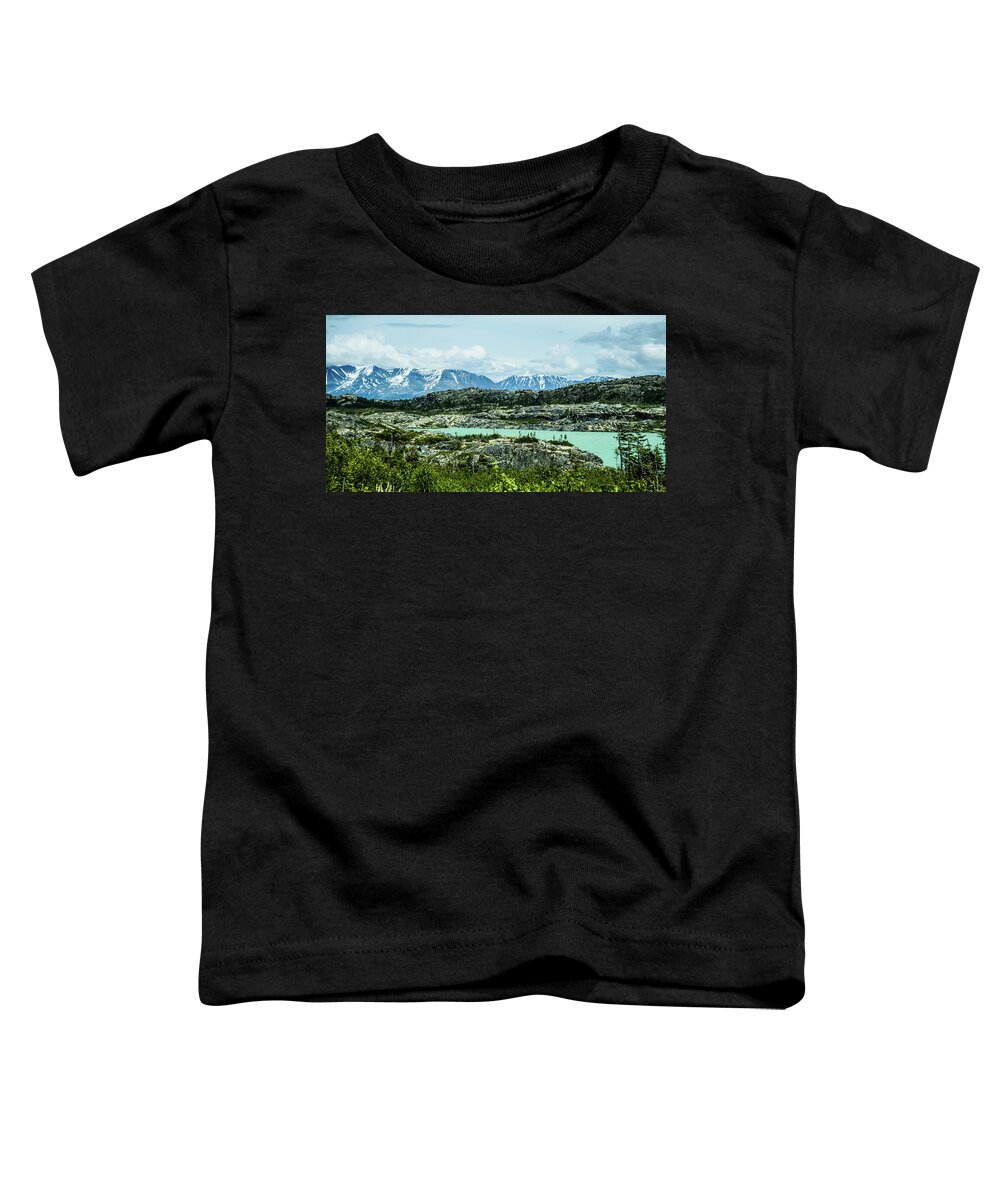 Mountain Toddler T-Shirt featuring the photograph White Pass Mountains In British Columbia #26 by Alex Grichenko