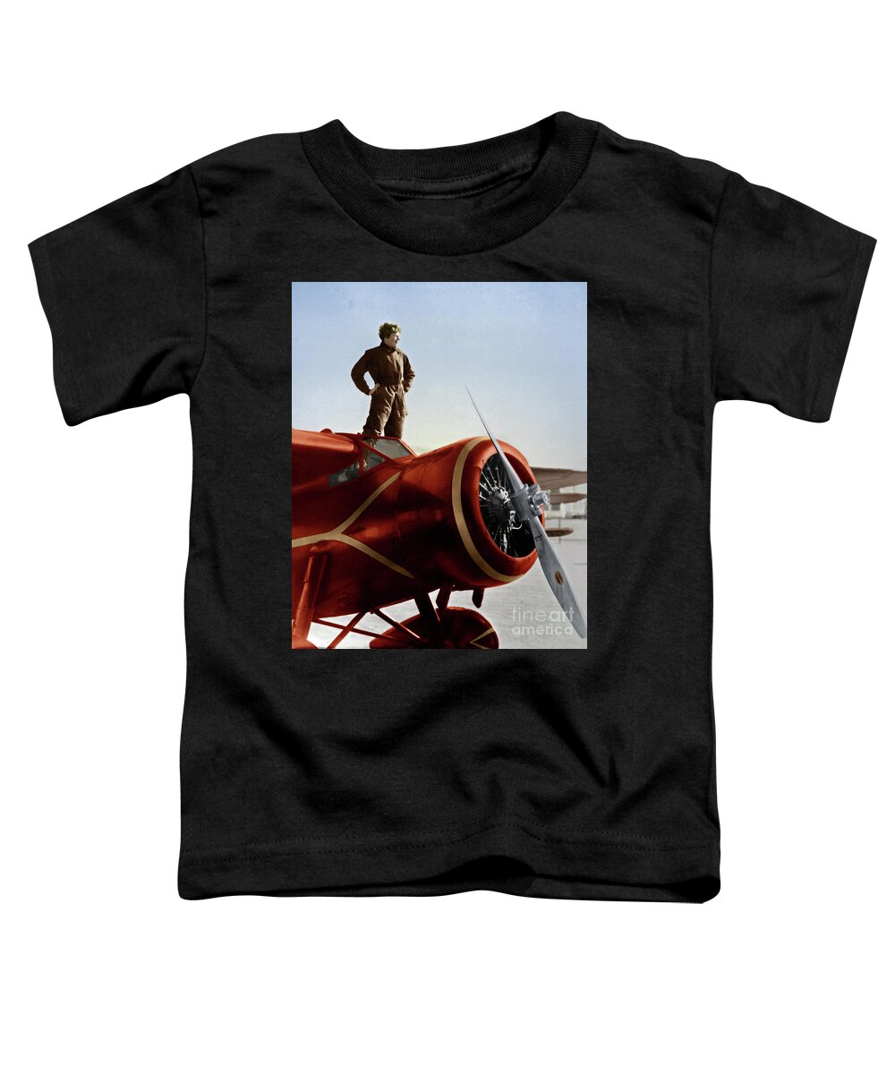 1932 Toddler T-Shirt featuring the photograph Amelia Earhart #4 by Granger