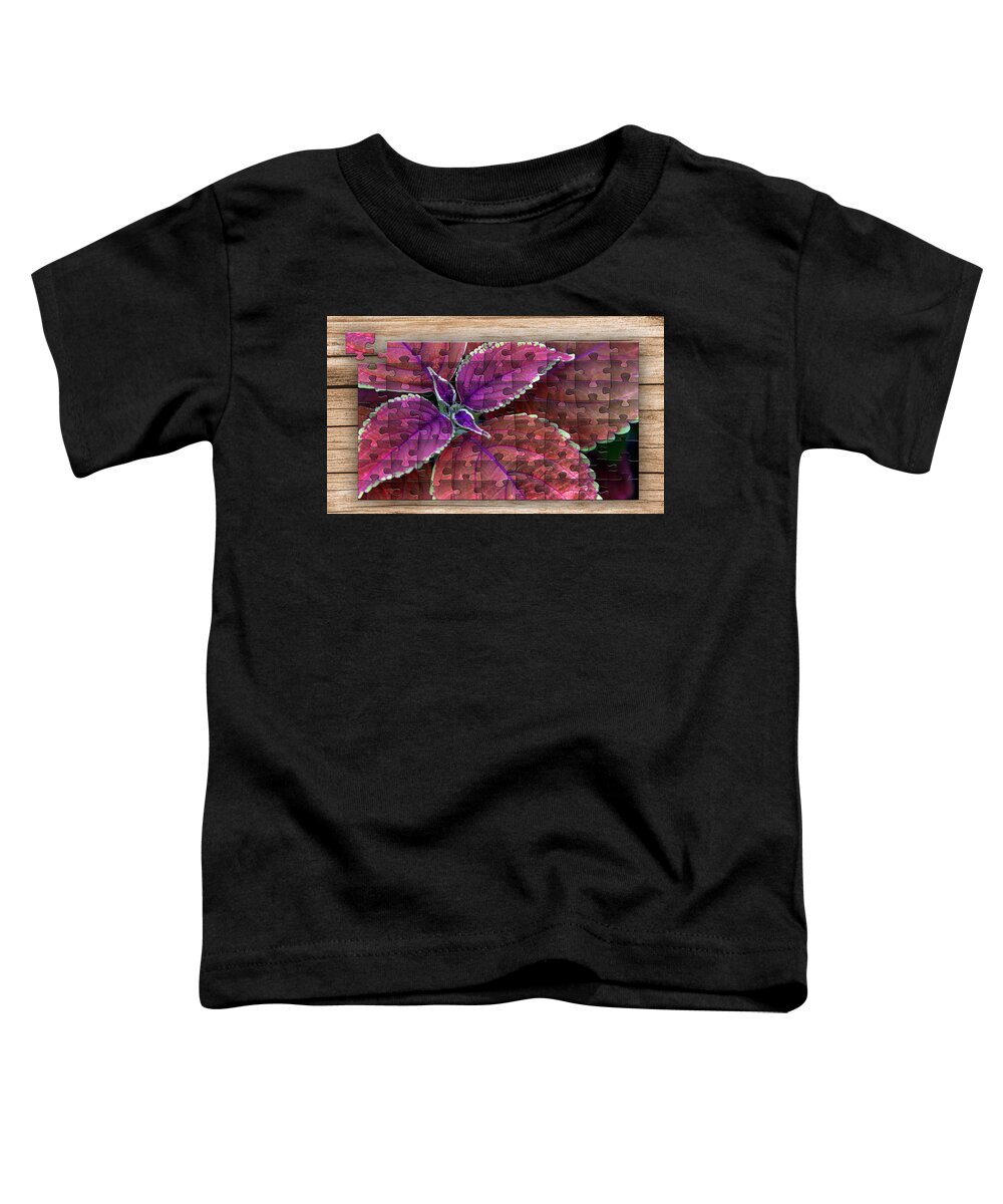 Leaves Toddler T-Shirt featuring the mixed media Leaves #3 by Marvin Blaine