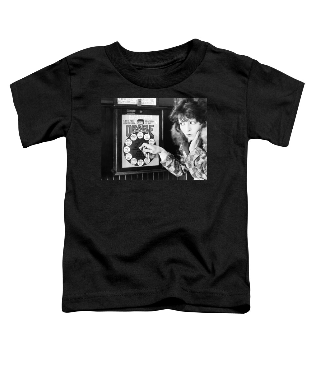 -fortune Telling- Toddler T-Shirt featuring the photograph Clara Bow (1905-1965) #4 by Granger