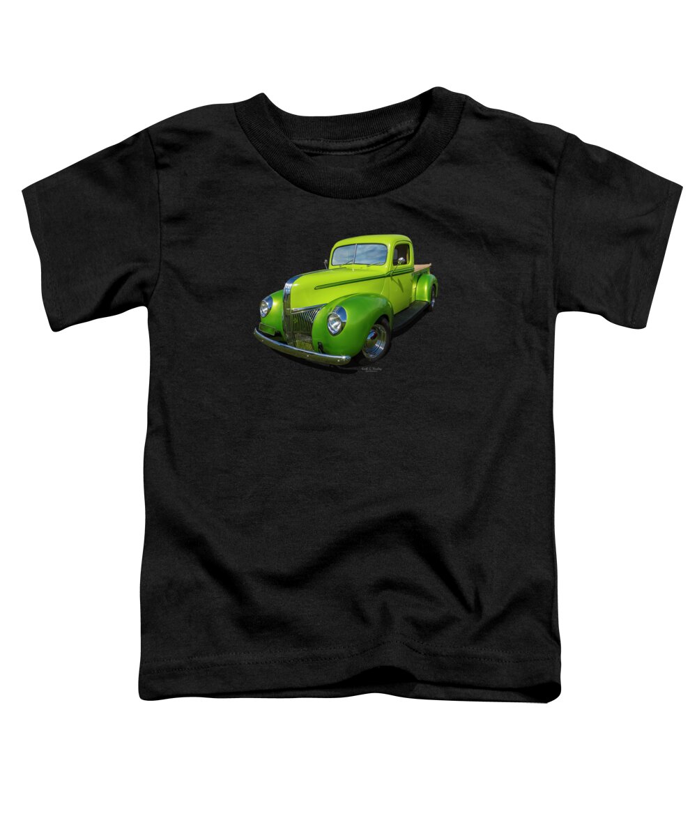 Pickup Toddler T-Shirt featuring the photograph 40s Ford Pickup by Keith Hawley