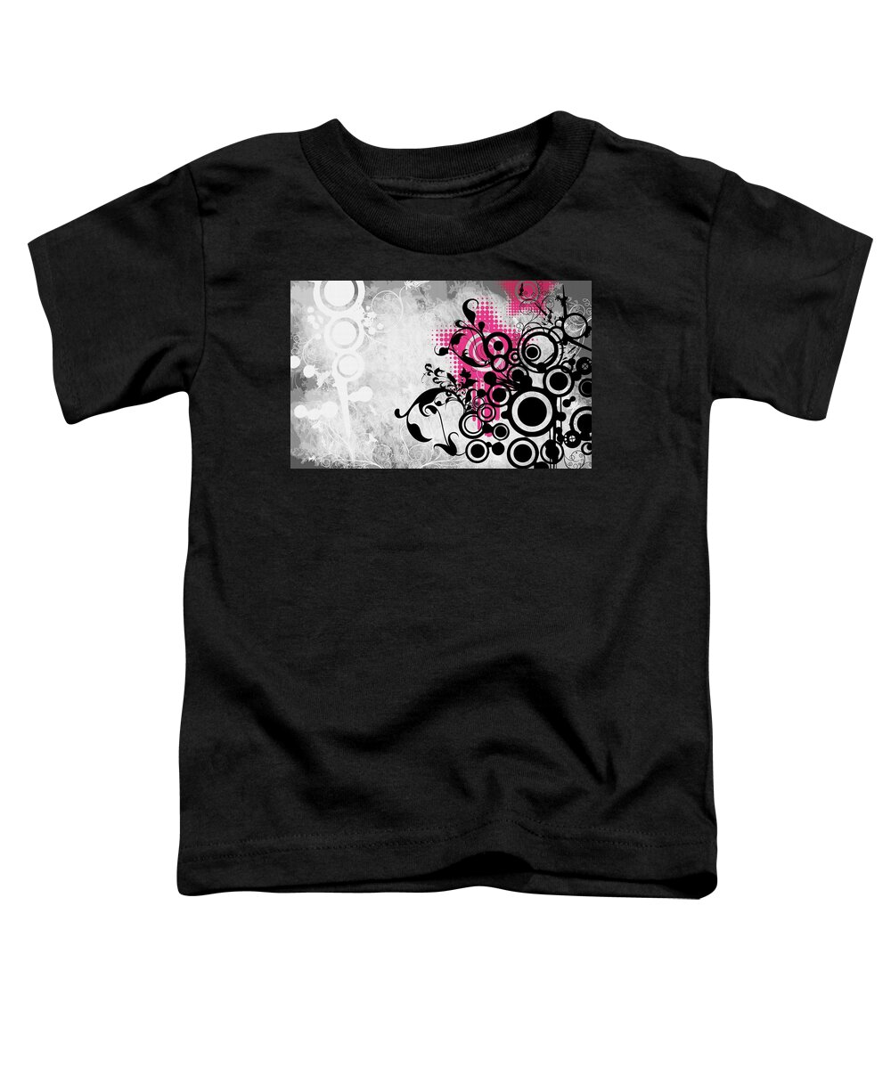 Abstract Toddler T-Shirt featuring the digital art Abstract #6 by Maye Loeser