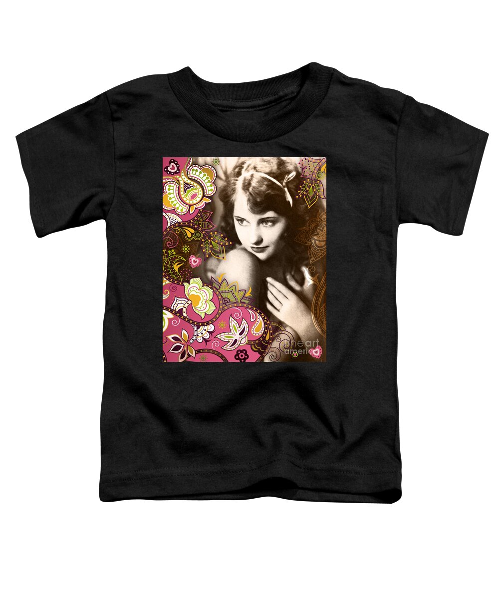 Nostalgic Seduction Toddler T-Shirt featuring the photograph Nostalgic Seduction Goddess #100 by Chris Andruskiewicz