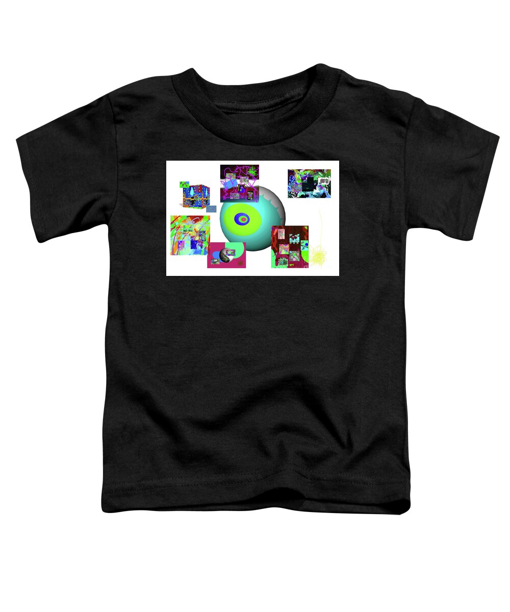 Walter Paul Bebirian Toddler T-Shirt featuring the digital art 8-31-2015babcdefghij by Walter Paul Bebirian