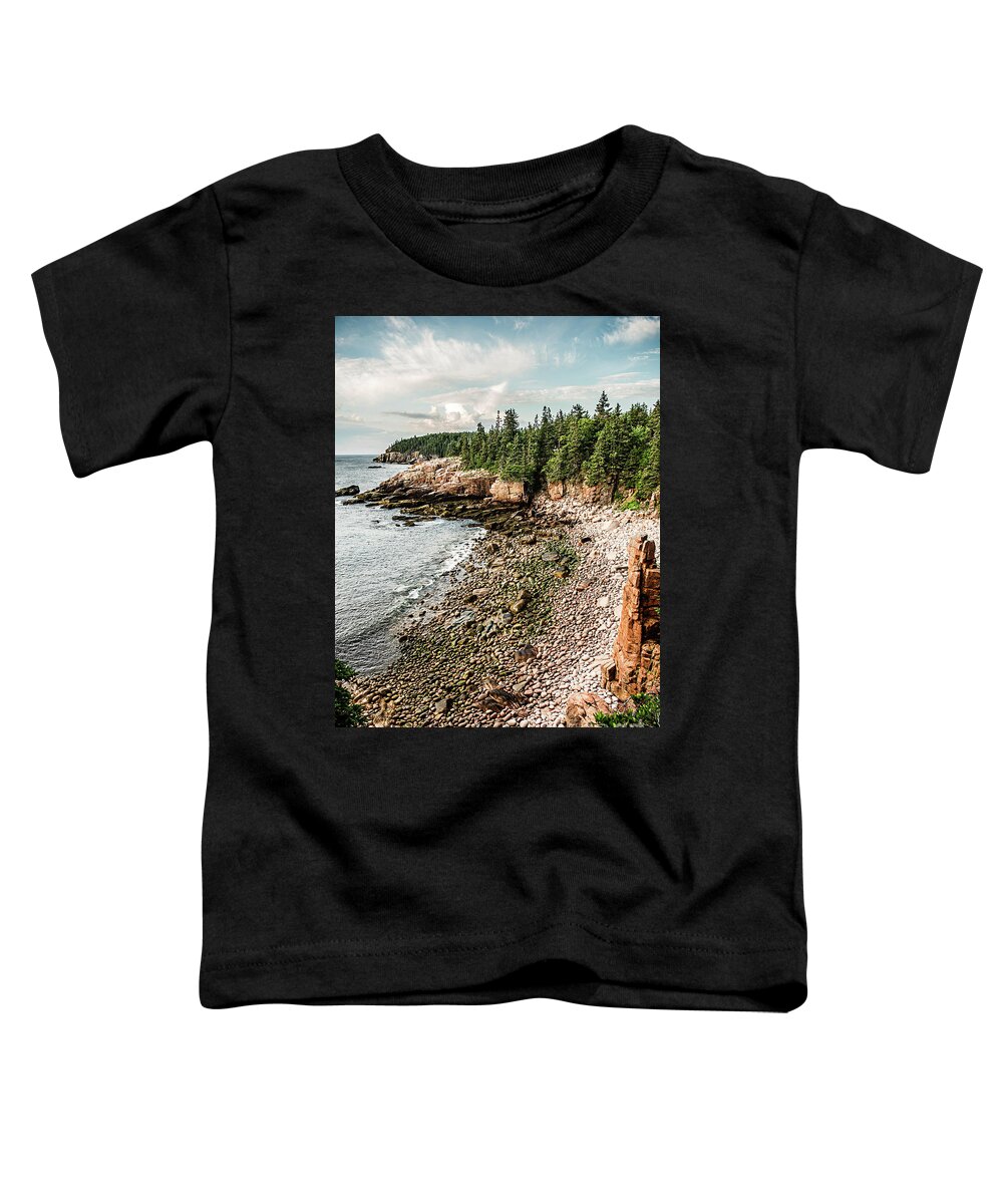 Acadia National Park Toddler T-Shirt featuring the photograph A Beautiful View by Susan Garver
