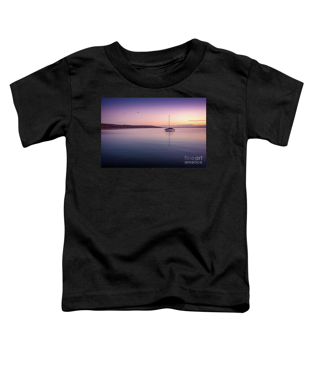 Ammersee Toddler T-Shirt featuring the photograph A Fragile Moment by Hannes Cmarits