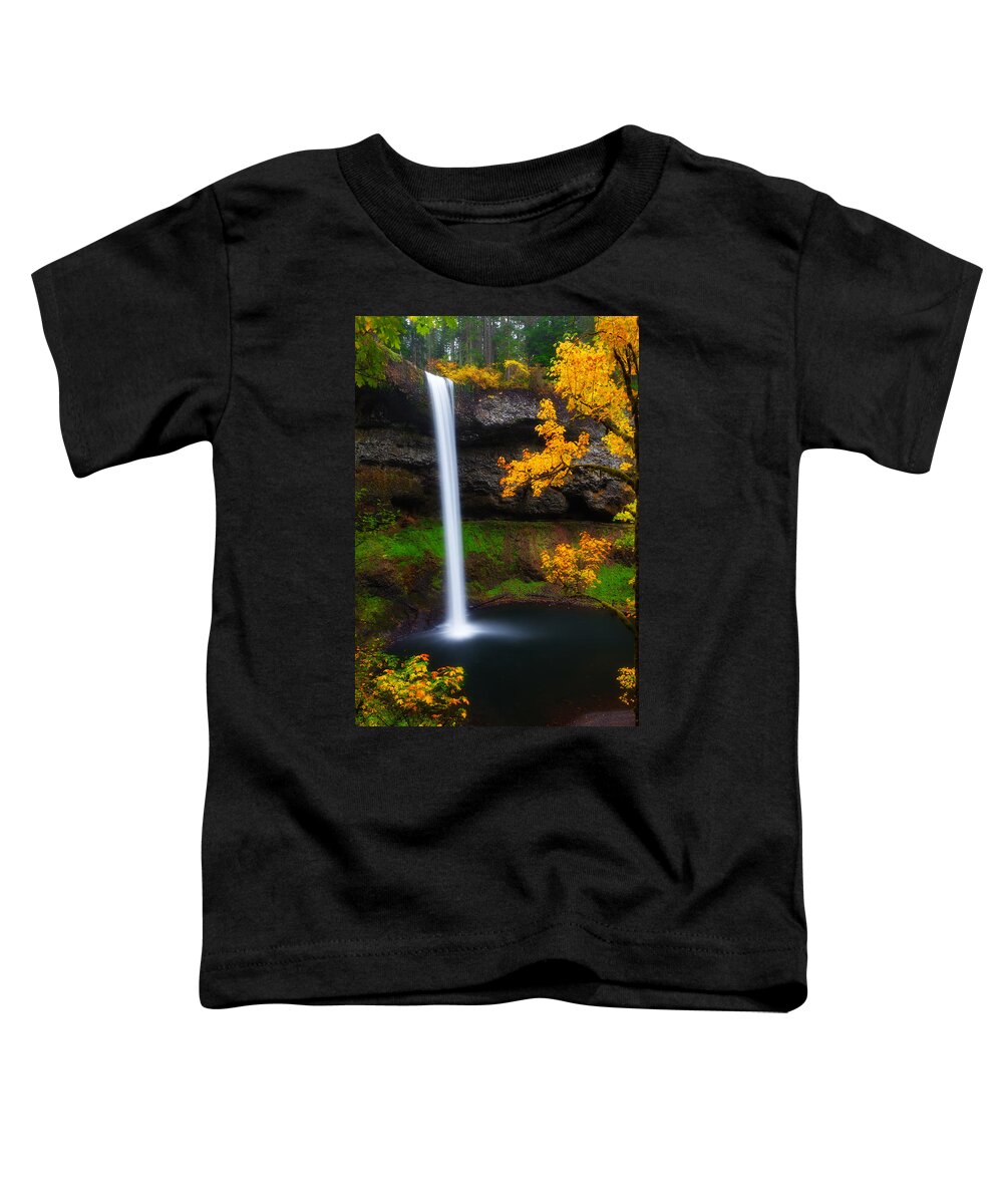 Waterfall Toddler T-Shirt featuring the photograph A Moment of Silence by Darren White