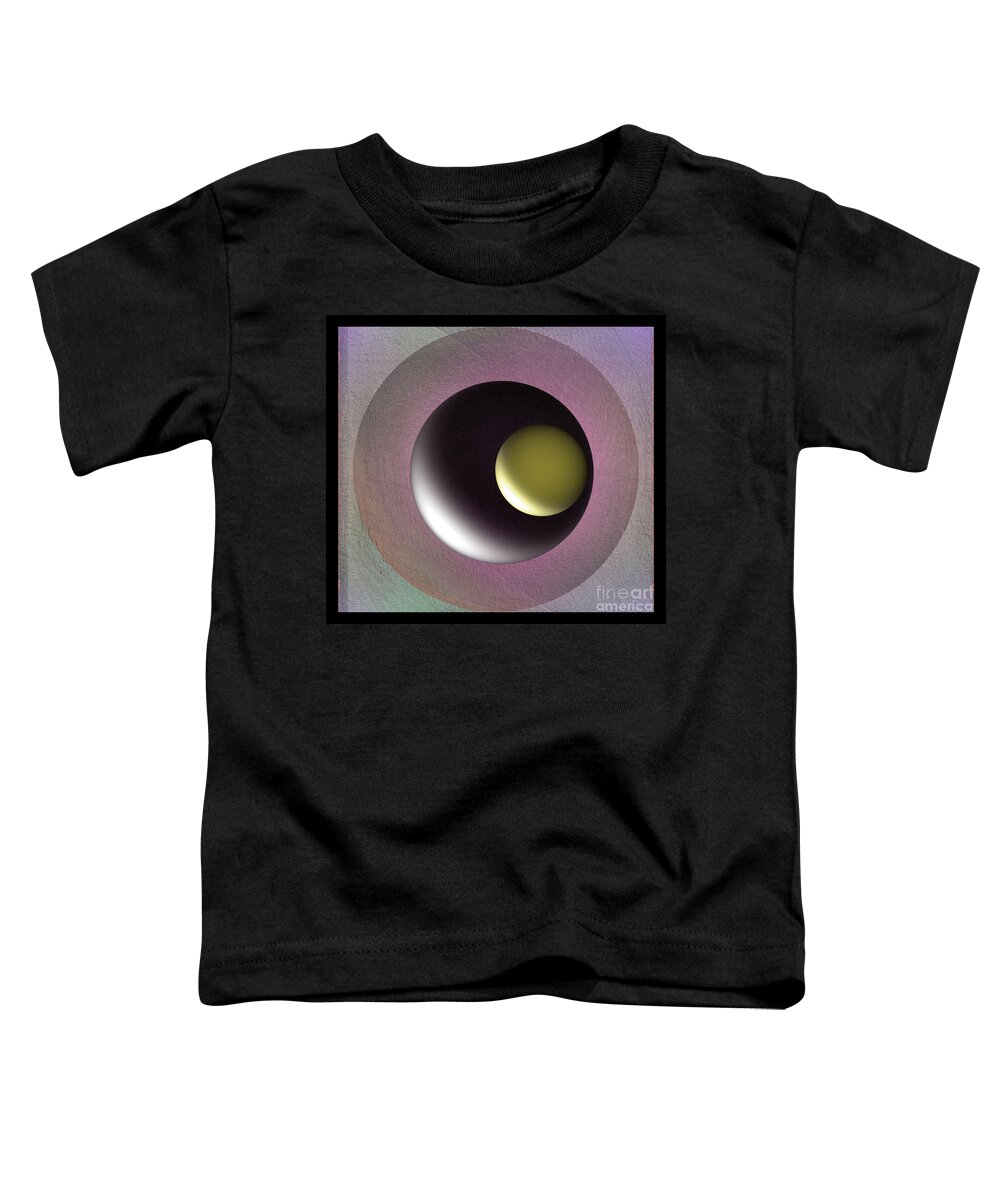 Abstract Toddler T-Shirt featuring the digital art Abstract 702-2015 by John Krakora