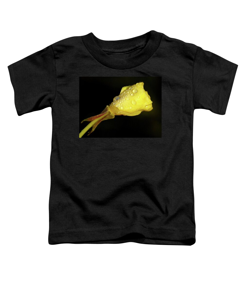 Wildflower Toddler T-Shirt featuring the photograph After The Rain by Linda Shafer