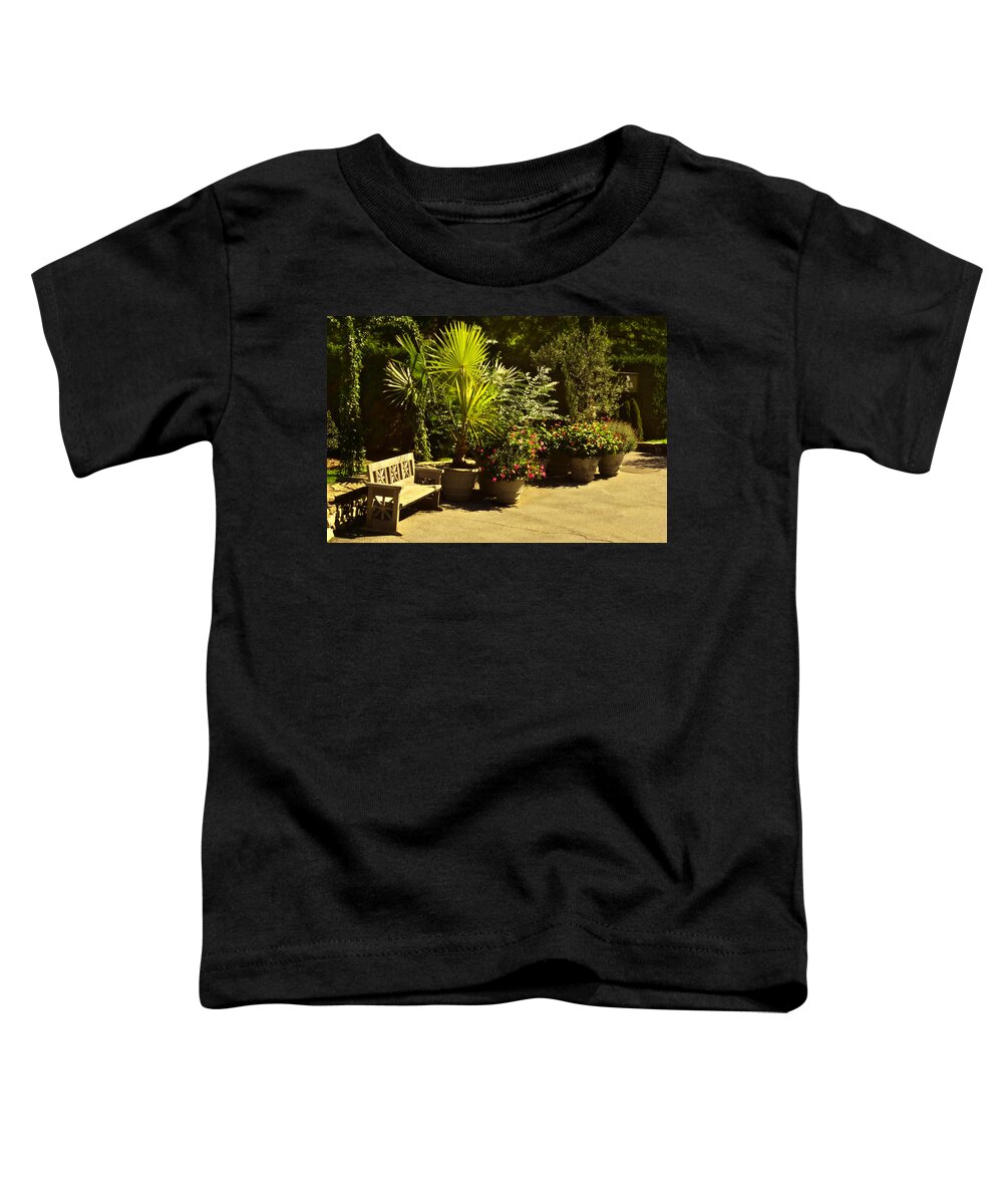 Longwood Toddler T-Shirt featuring the photograph Afternoon Repose by Amanda Jones