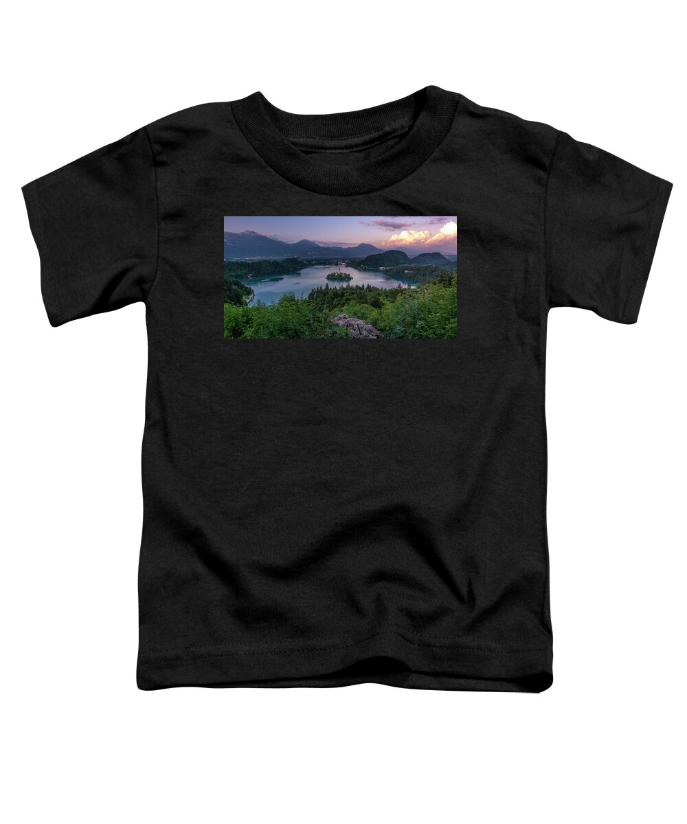 Alps Toddler T-Shirt featuring the photograph Alpine Twilight by Andrew Matwijec