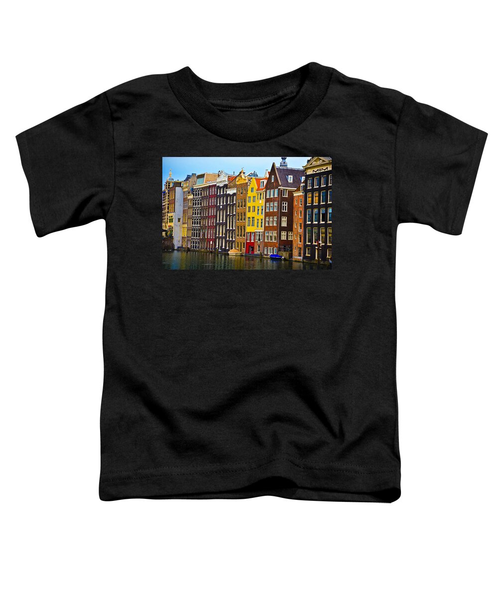 Amsterdam Toddler T-Shirt featuring the photograph Amsterdam by Harry Spitz