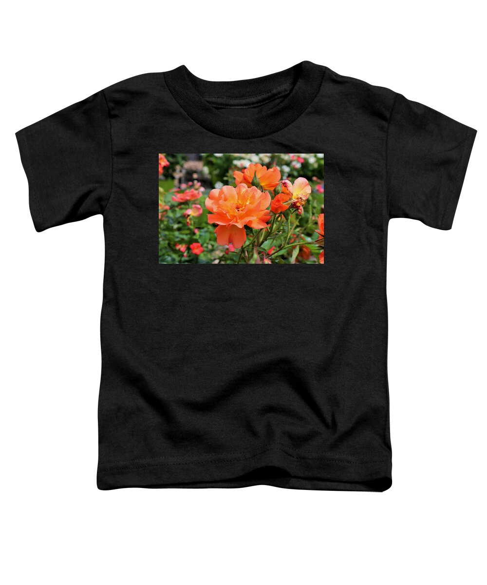 Orange Toddler T-Shirt featuring the photograph And So It Shall Be by Michiale Schneider