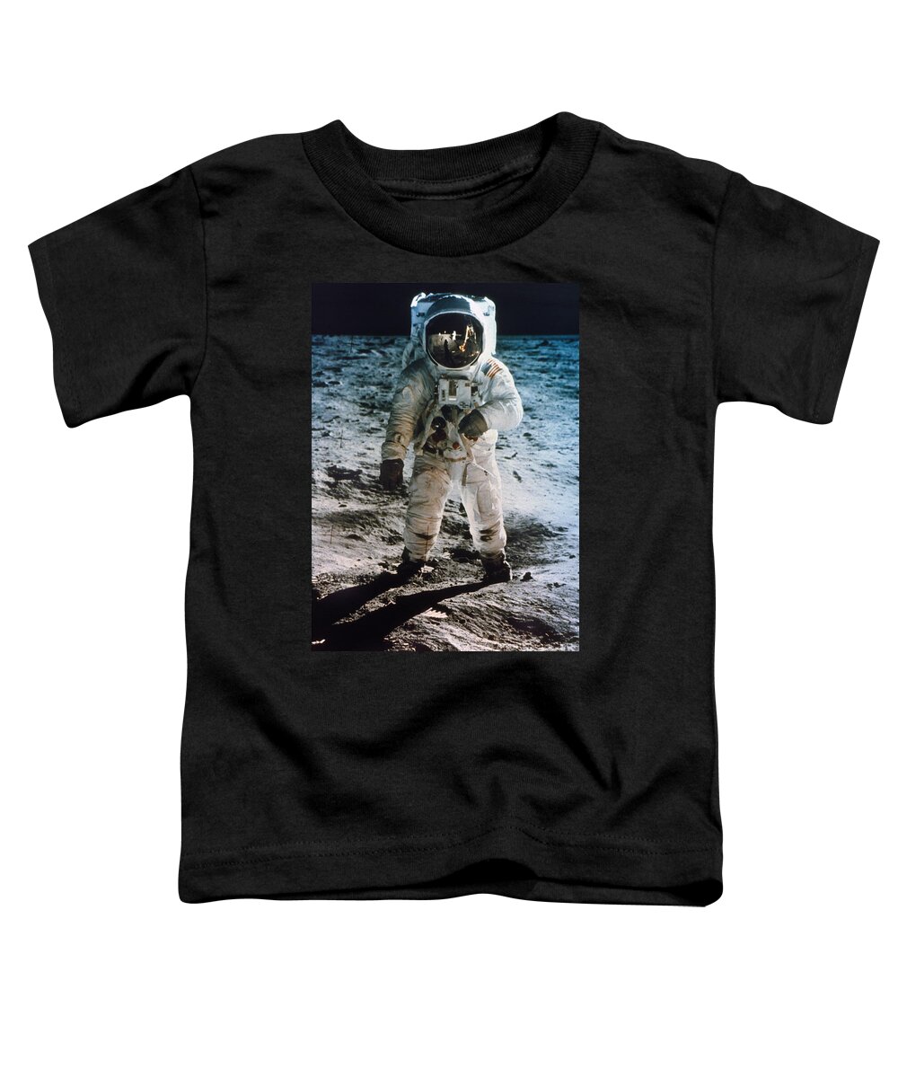 1969 Toddler T-Shirt featuring the photograph Apollo 11 Buzz Aldrin by Granger
