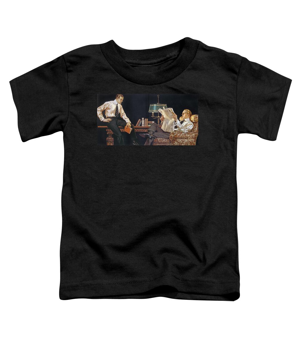 1914 Toddler T-Shirt featuring the photograph Arrow Shirt Collar Ad, 1914 by Granger
