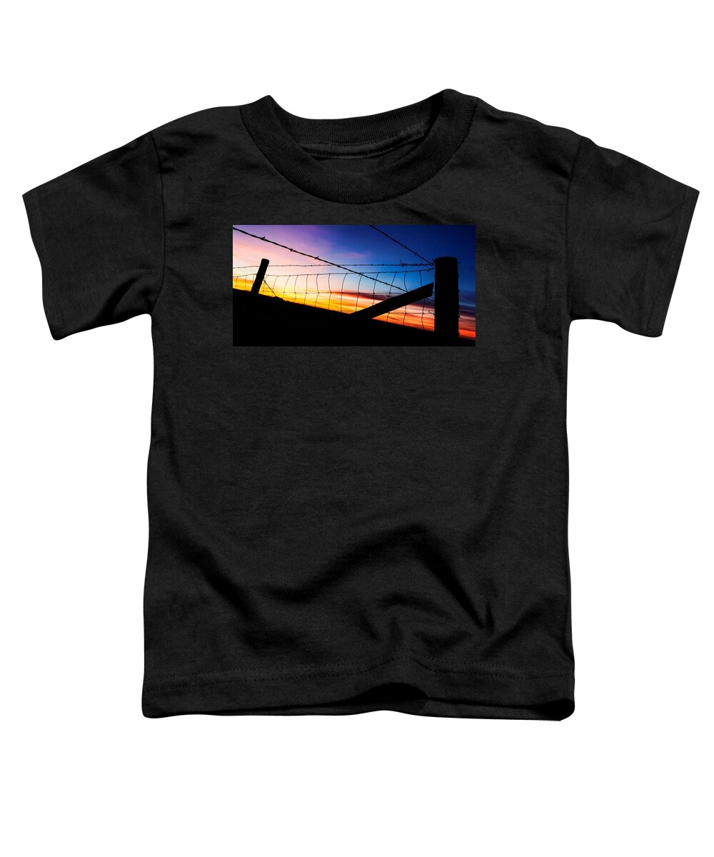 Bill Kesler Photography Toddler T-Shirt featuring the photograph Hilltop Sunset by Bill Kesler