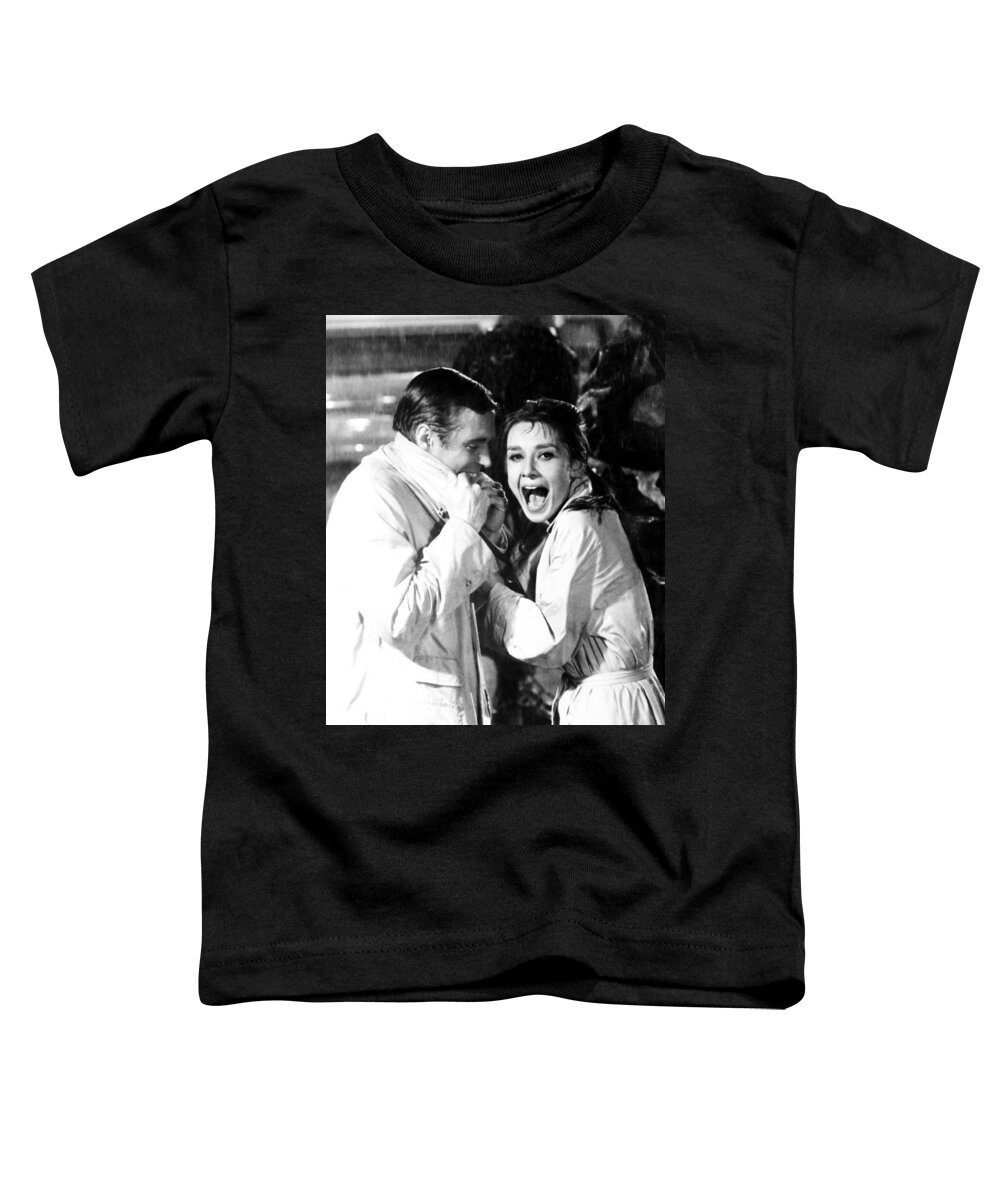 Audrey Hepburn Toddler T-Shirt featuring the photograph Audrey Hepburn as Holly Golightly by Vintage Collectables