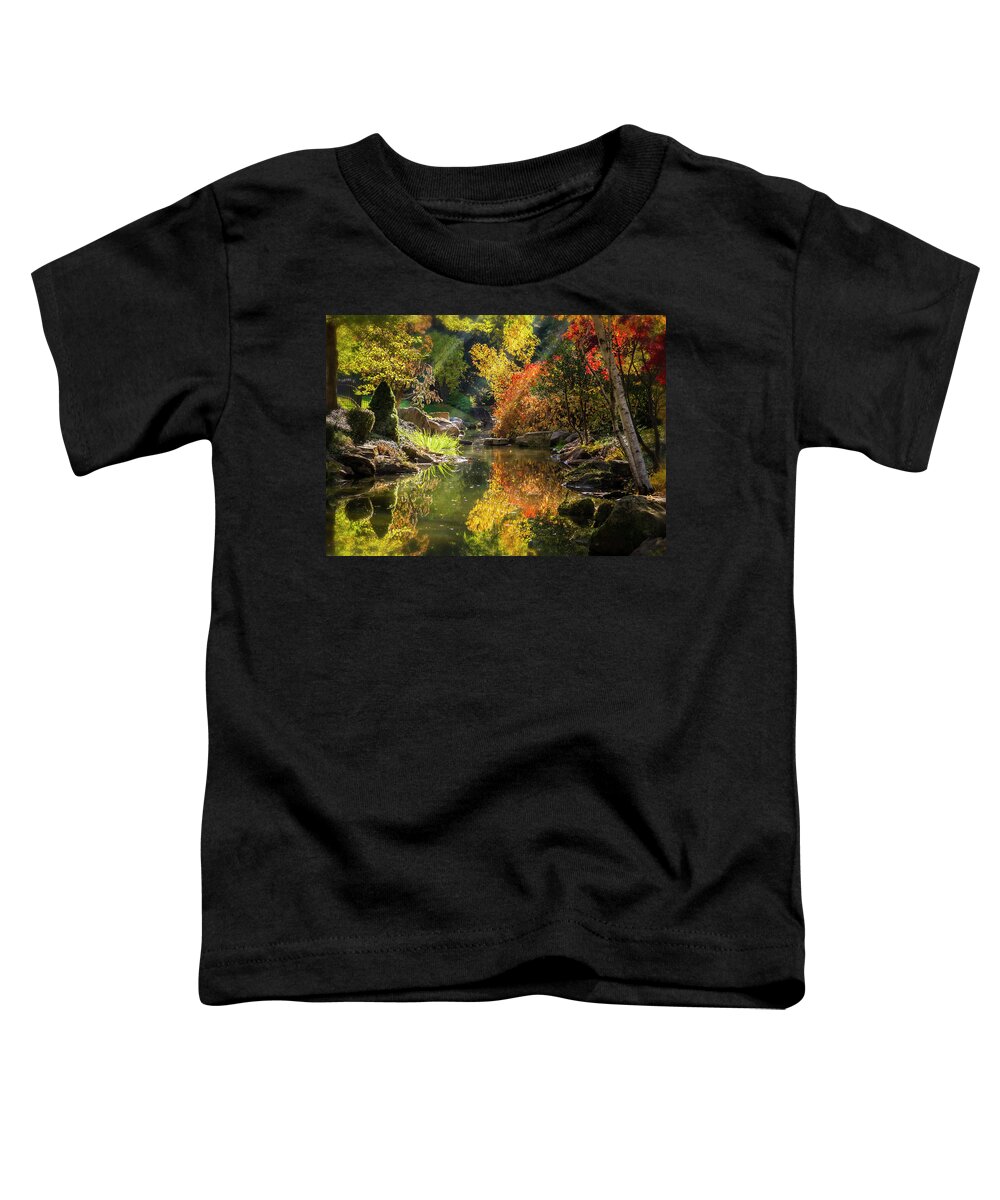 5dmkiv Toddler T-Shirt featuring the photograph Autumn Reflections by Mark Mille