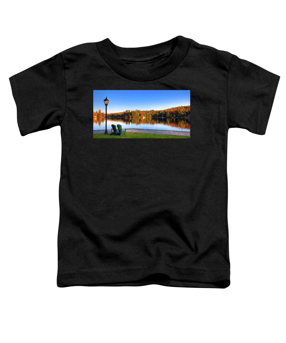 Landscape Toddler T-Shirt featuring the photograph Autumn View for Two by David Patterson