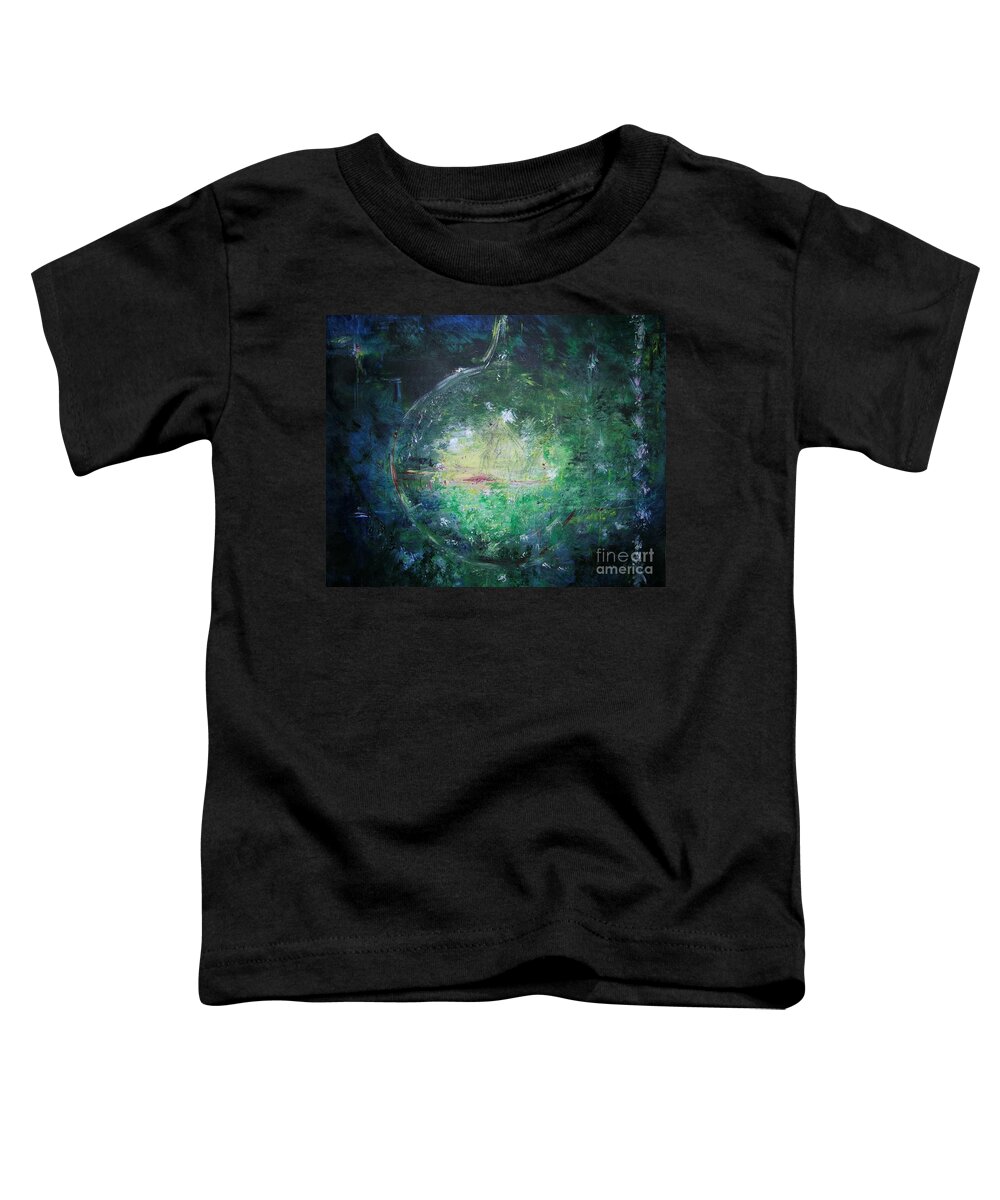Abstract Toddler T-Shirt featuring the painting Awakening Abstract II by Lizzy Forrester