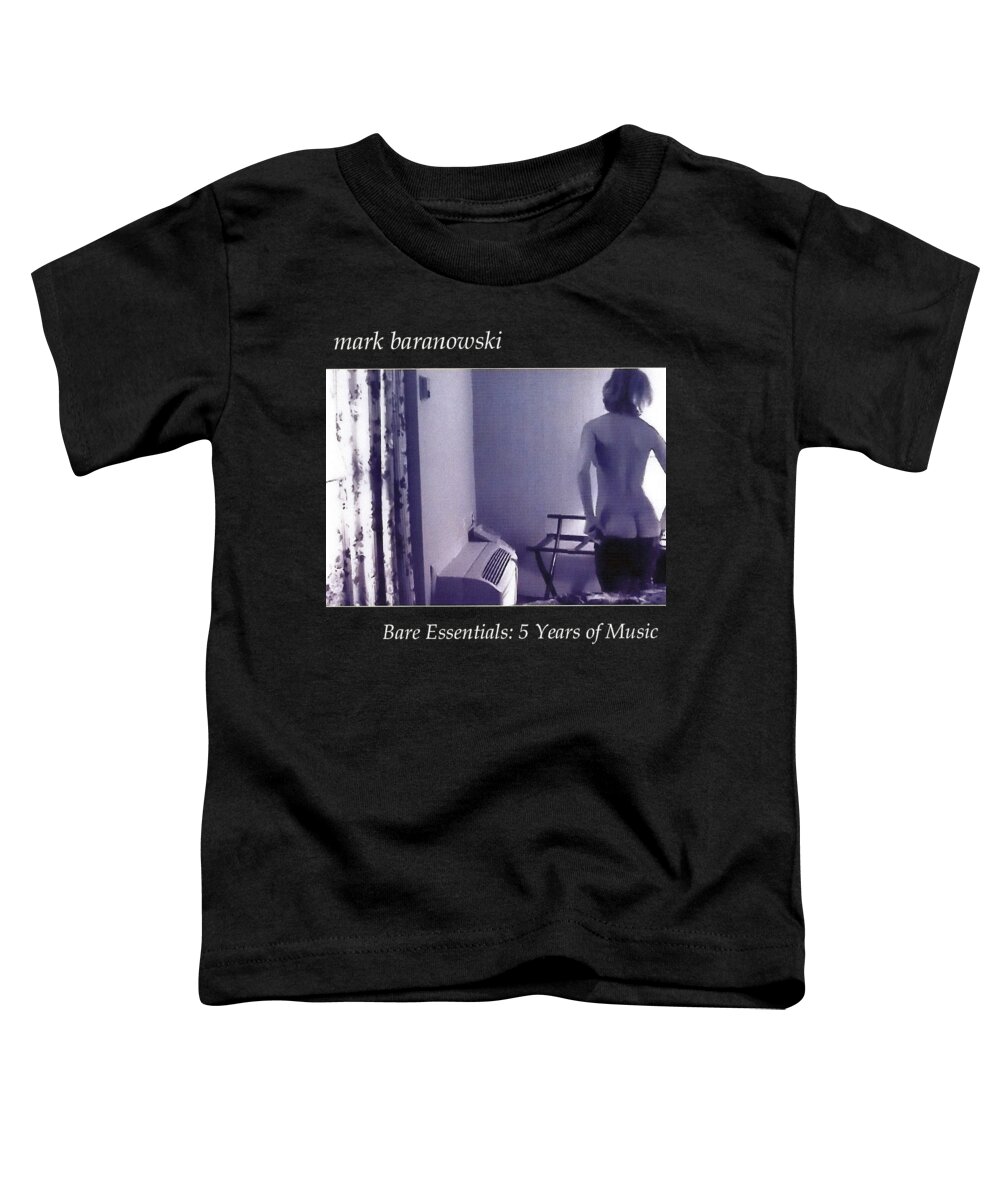 Album Cover Toddler T-Shirt featuring the digital art Bare Essentials by Mark Baranowski