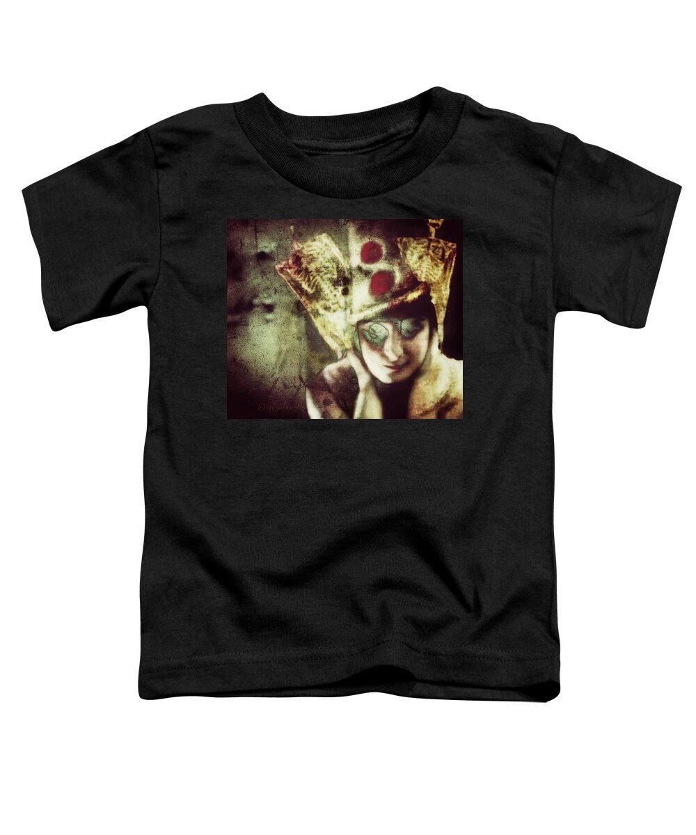 Woman Toddler T-Shirt featuring the digital art Be Careful What You Wish For by Delight Worthyn