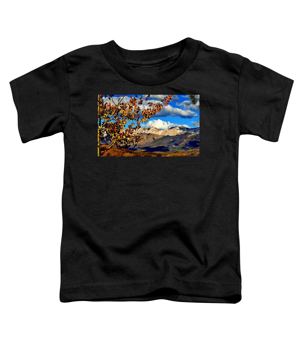 Fall Toddler T-Shirt featuring the photograph Beautiful Colorado by Ellen Heaverlo