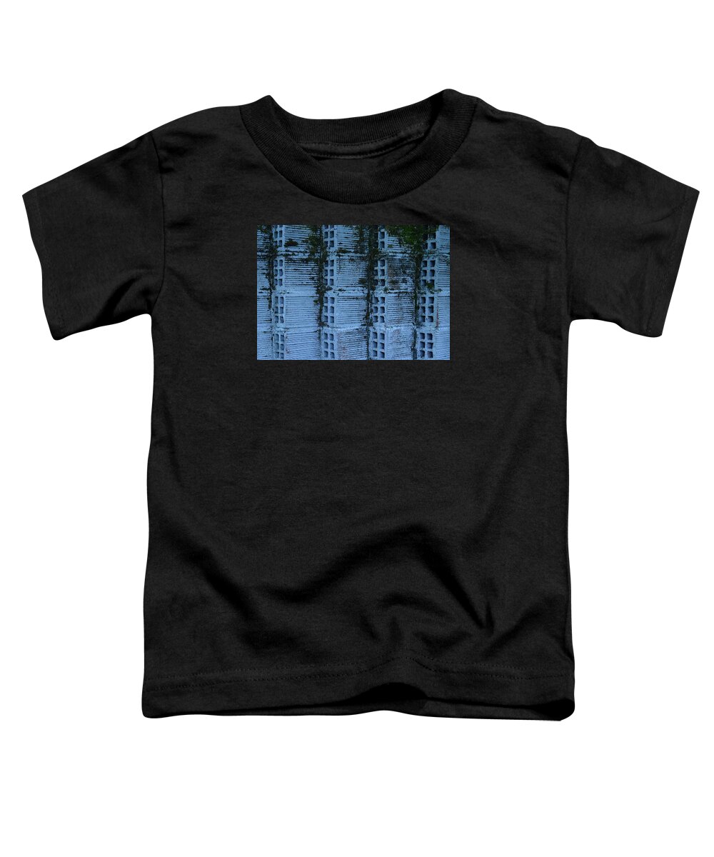 Abstract Toddler T-Shirt featuring the photograph Blue Blocks by Michael Ramsey